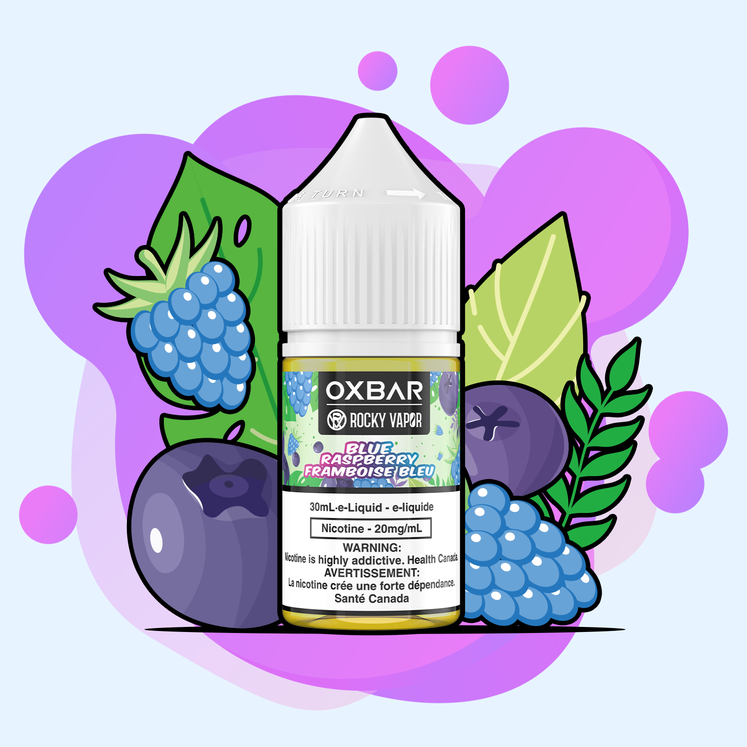 Oxbar Rocky Vapor Eliquids Salt nic