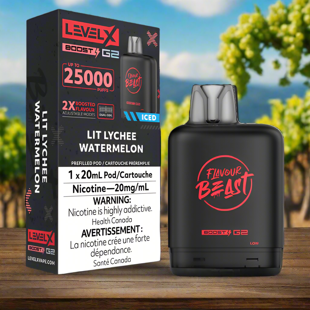 Level X BOOST &amp; BOOST G2 Flavour Beast Pod 15-25k (BATTERY NOT INCLUDED)