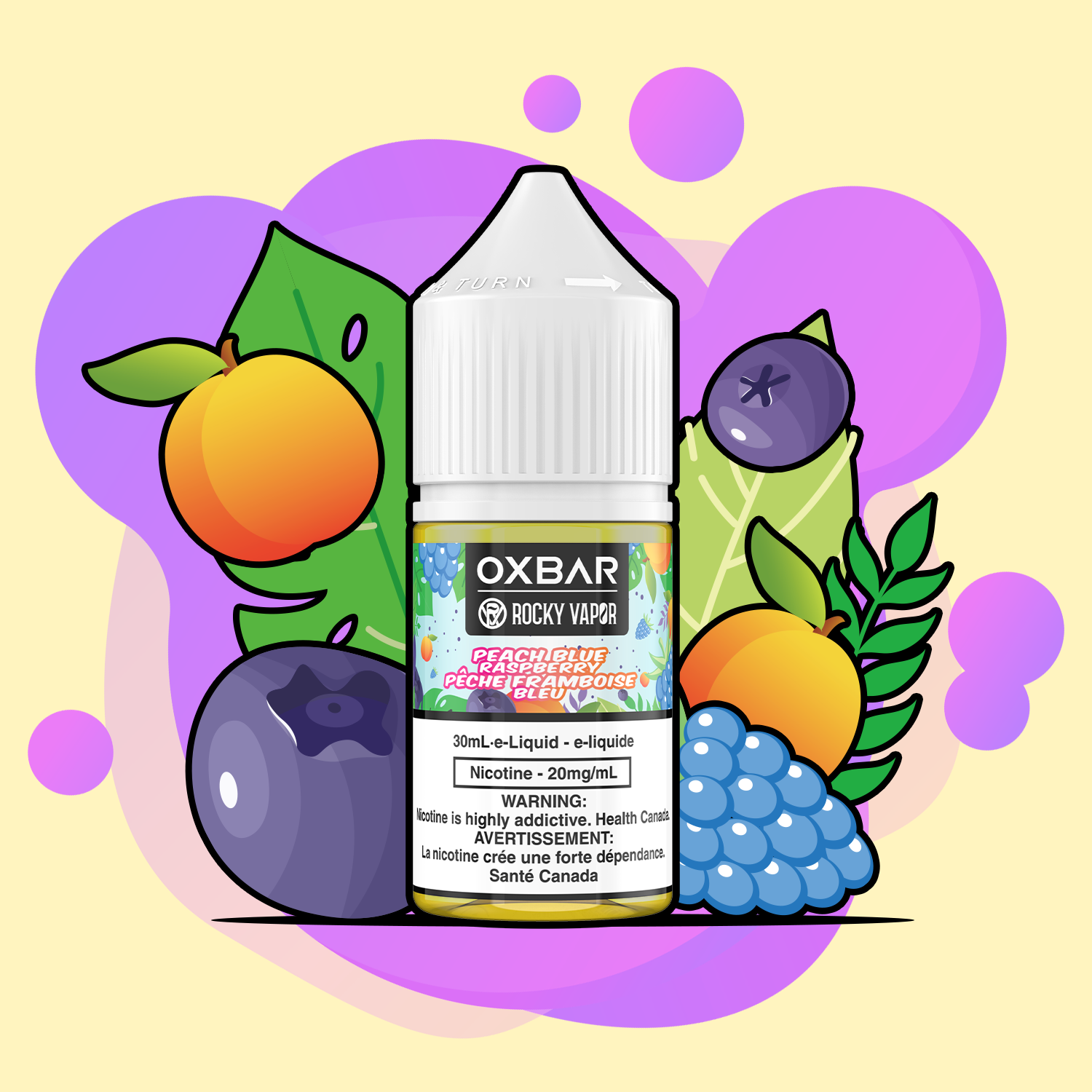 Oxbar Rocky Vapor Eliquids Salt nic