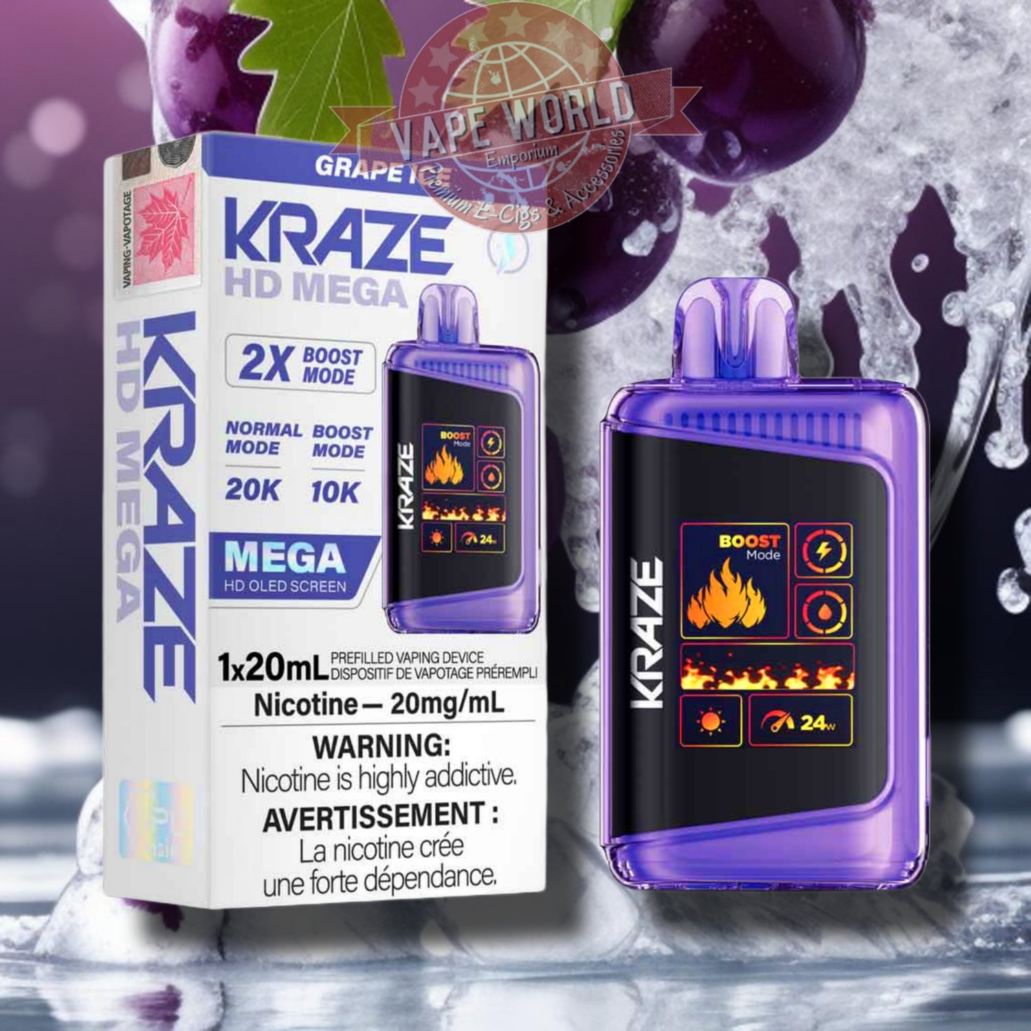 Kraze HD Mega 20000