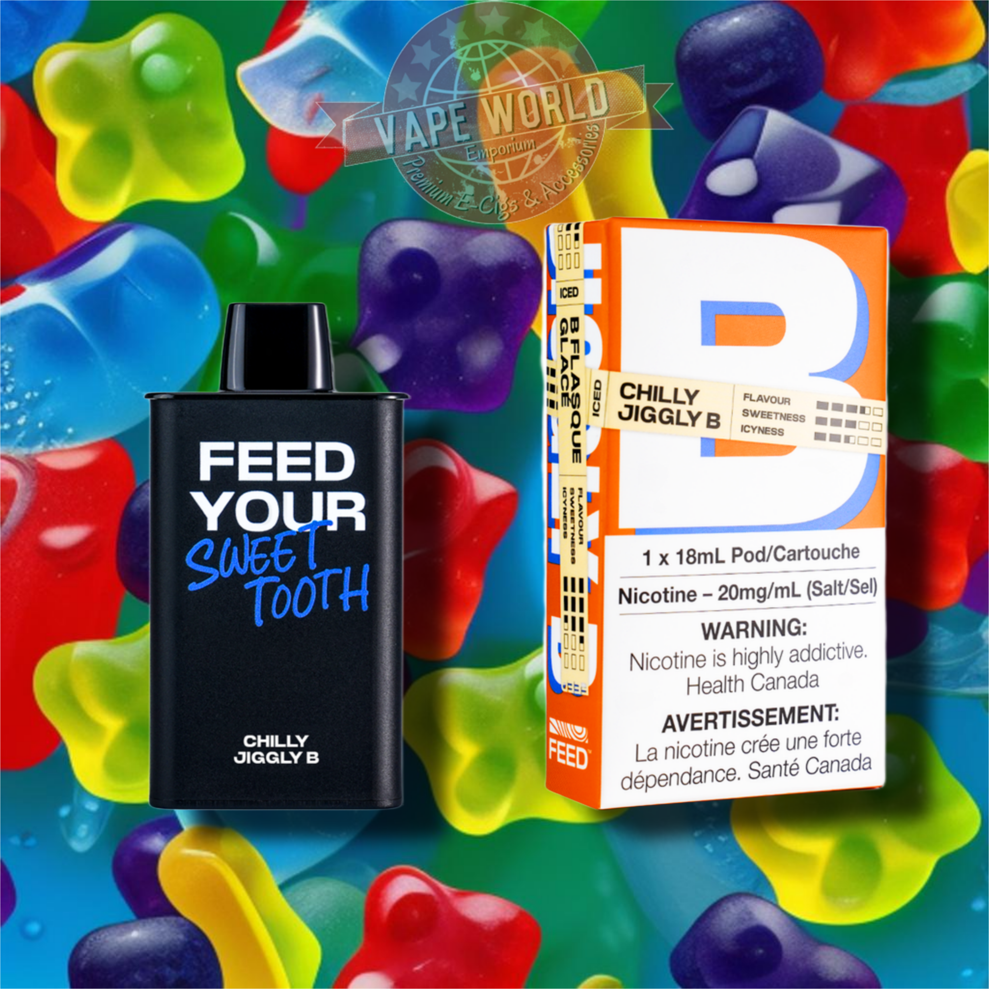 FEED 9000 Puffs Pre Filled Pods (BATTERY NOT INCLUDED)