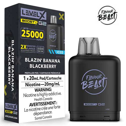 Level X BOOST &amp; BOOST G2 Flavour Beast Pod 15-25k (BATTERY NOT INCLUDED)