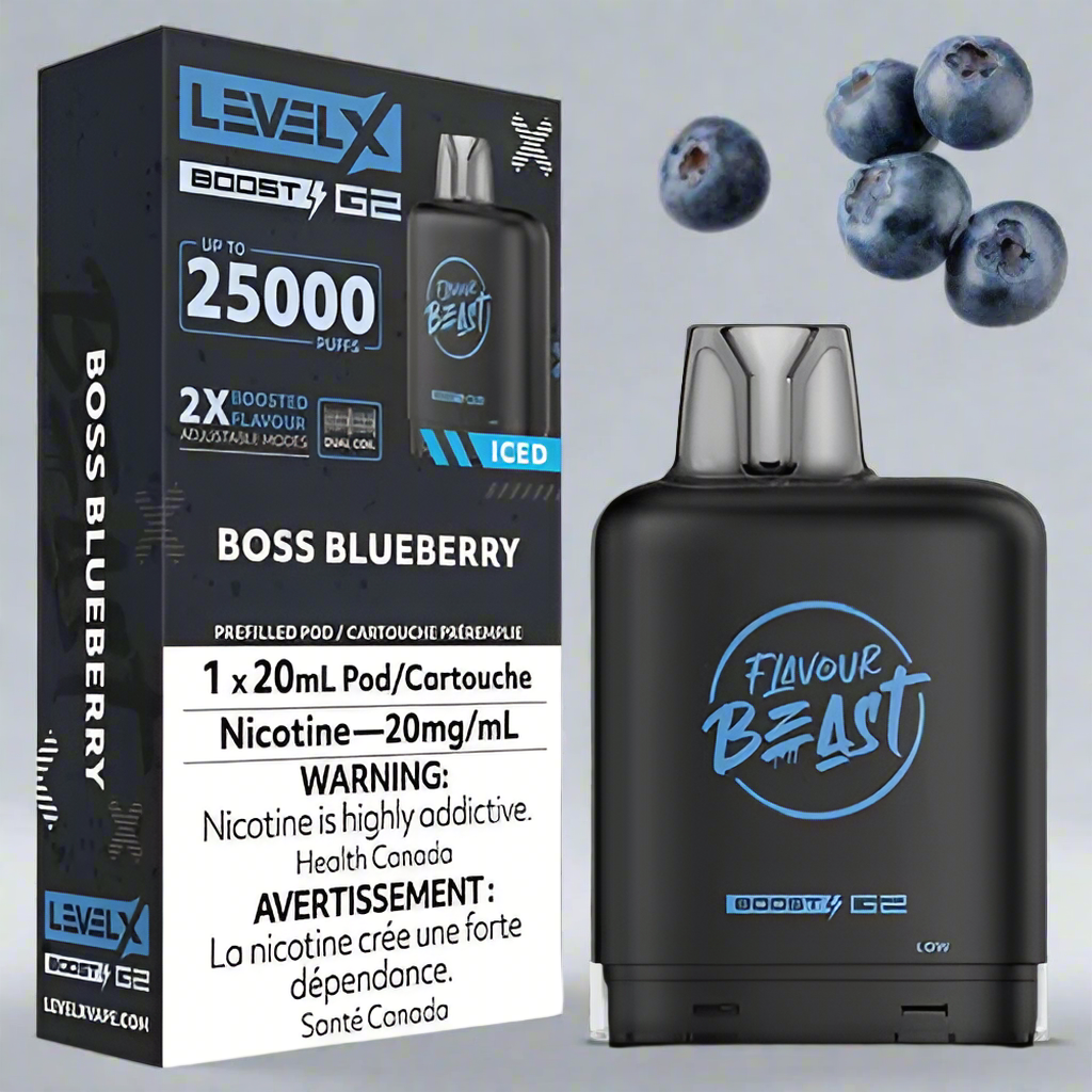 Level X BOOST &amp; BOOST G2 Flavour Beast Pod 15-25k (BATTERY NOT INCLUDED)