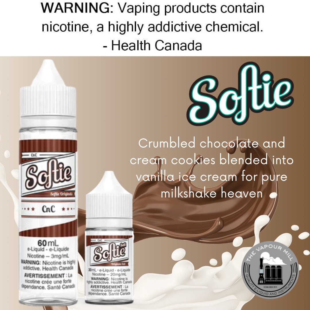 Softie E-liquid Cookies and Cream 60mL