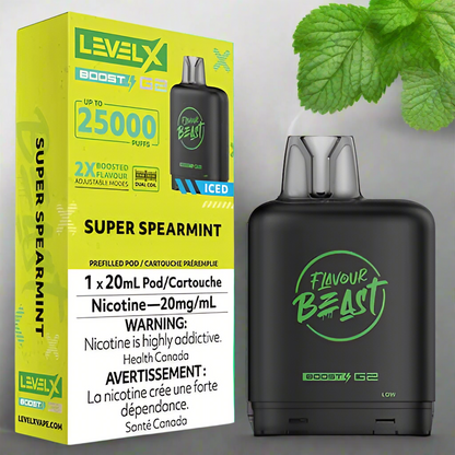 Level X BOOST &amp; BOOST G2 Flavour Beast Pod 15-25k (BATTERY NOT INCLUDED)