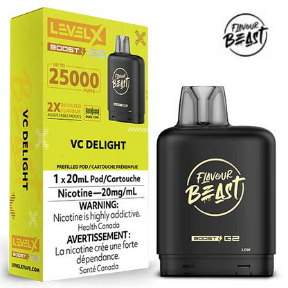 Level X BOOST &amp; BOOST G2 Flavour Beast Pod 15-25k (BATTERY NOT INCLUDED)