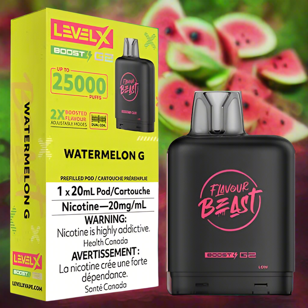 Level X BOOST &amp; BOOST G2 Flavour Beast Pod 15-25k (BATTERY NOT INCLUDED)