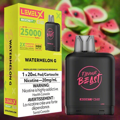 Level X BOOST &amp; BOOST G2 Flavour Beast Pod 15-25k (BATTERY NOT INCLUDED)